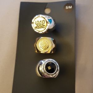 NWT set of 3 rings